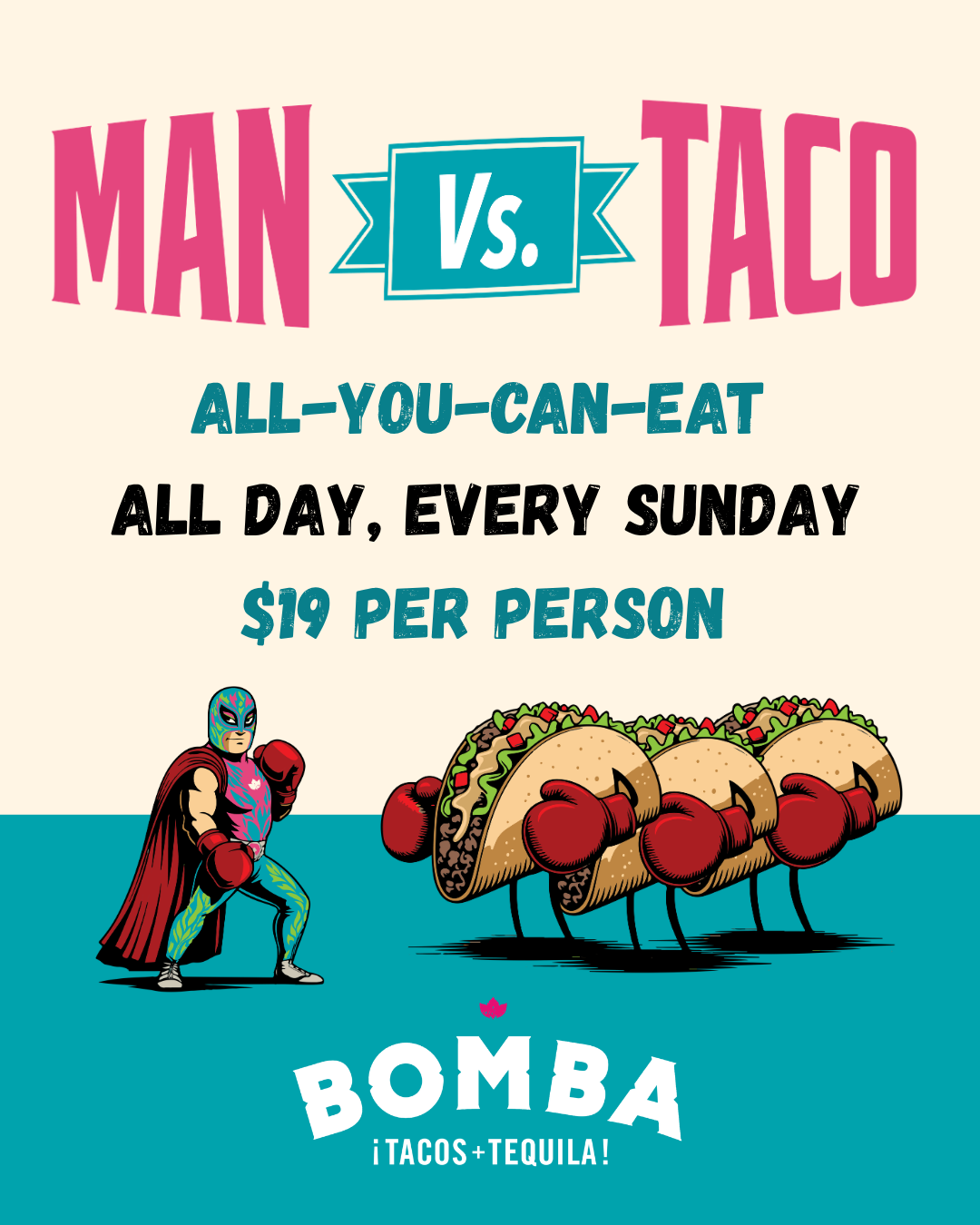 Man vs Taco